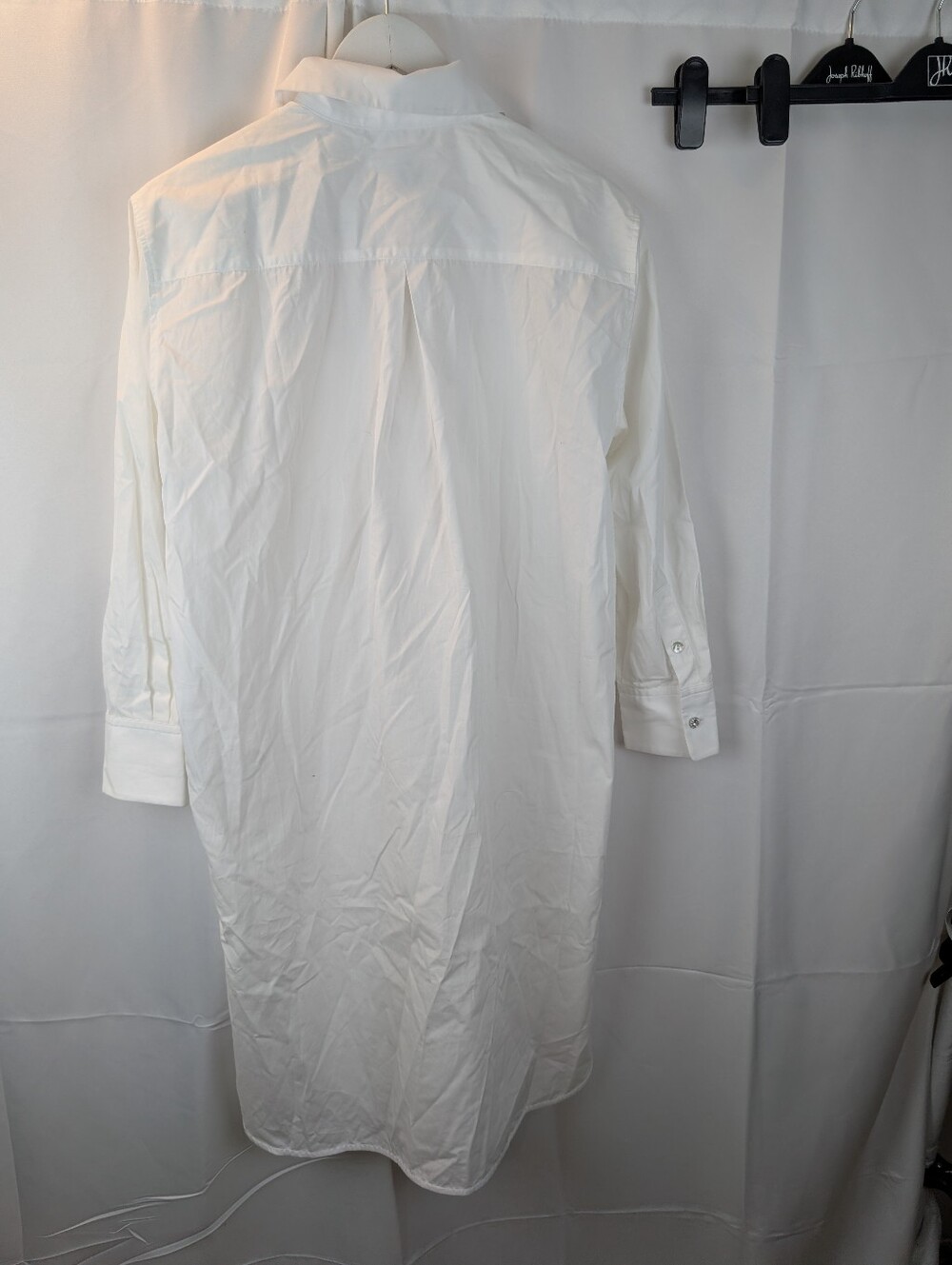 Marella (MaxMara group) White Longline Button-Down Shirt Size 4 BNWT - Picture 8 of 10